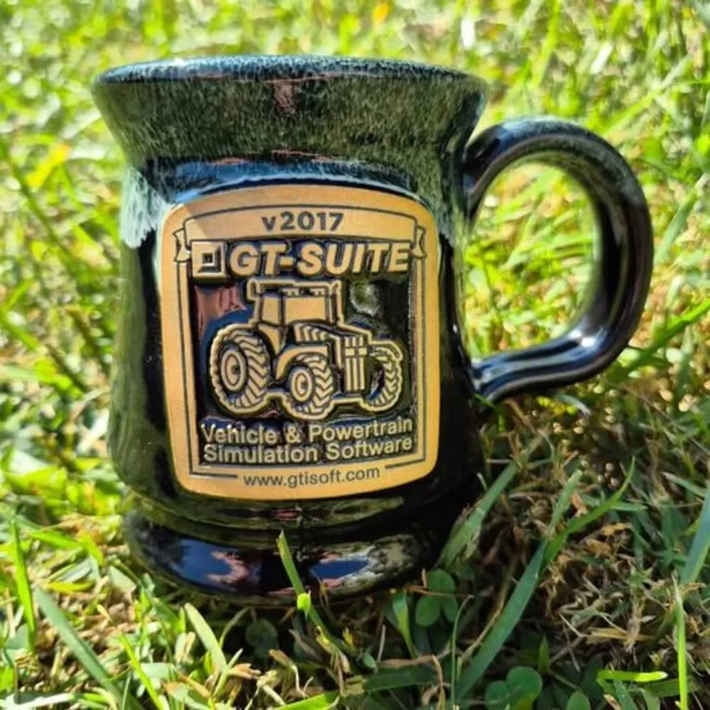 RARE! DENEEN POTTERY HAND THROWN MUG - GT-SUITE V2017